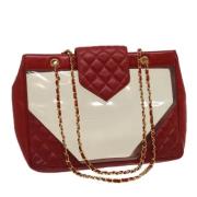 Chanel Vintage Pre-owned Laeder chanel-vskor Red, Dam