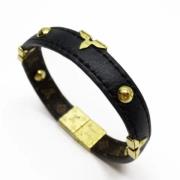 Louis Vuitton Vintage Pre-owned Tyg armband Black, Dam