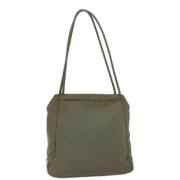 Prada Vintage Pre-owned Nylon prada-vskor Green, Dam