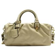 Loewe Pre-owned Pre-owned Tyg handvskor Brown, Dam