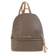 Michael Kors Pre-owned Pre-owned Canvas axelremsvskor Brown, Dam