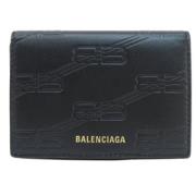 Balenciaga Vintage Pre-owned Laeder plnbcker Black, Dam