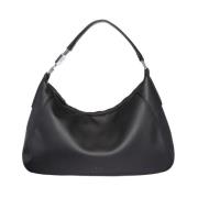 Armani Exchange Svart Handväska Audrey Hobo Dragkedja Stängning Black,...