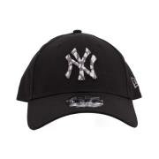 New Era NY Yankees Svart Grå Baseball Keps Black, Herr