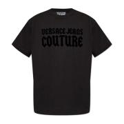 Versace Jeans Couture T-shirt med logotyp Black, Herr