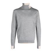 Manuel Ritz Herr Crew Neck Tröja, Ull Gray, Herr