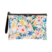 Wouf Blank Satin Natt Clutch Multicolor, Dam