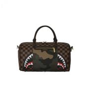 Sprayground Camo Accent Mini Duffle Väska Brown, Unisex