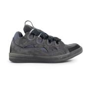 Lanvin Grå Nubuckläder Sneakers Gray, Herr