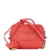 Chanel Vintage Pre-owned Laeder chanel-vskor Pink, Dam