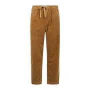 Ralph Lauren Tan Corduroy Veckad Arbetsbyxor Brown, Herr