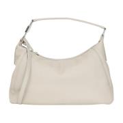 Armani Exchange Beige Shopper Väska med AX Logohandtag Beige, Dam