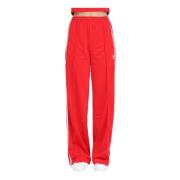 Adidas Originals Firebird Track Pants Vit Röd Red, Dam