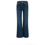 True Religion Flare Jeans Mija Button-Fly Flare Blue, Dam