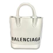 Balenciaga Vintage Pre-owned Laeder axelremsvskor White, Dam