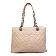 Chanel Vintage Pre-owned Laeder chanel-vskor Pink, Dam