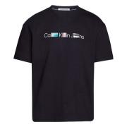 Calvin Klein Photoprint Institutional TEE T-shirt Black, Herr