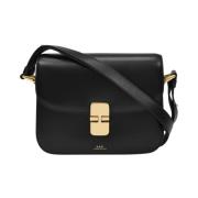 A.p.c. Grace Small Bag Black, Dam