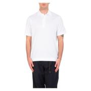 Circolo 1901 Klassisk Polo Skjorta i Filo Scozia White, Herr