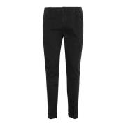 Dondup Gabardine Gaubert Byxor Black, Herr