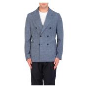 Circolo 1901 Färgad Denim Blazer Blue, Herr