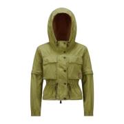 Moncler Ripstop Field Jacket Grön Green, Dam