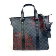 Louis Vuitton Vintage Pre-owned Tyg louis-vuitton-vskor Black, Dam