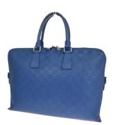 Louis Vuitton Vintage Pre-owned Canvas portfljer Blue, Dam