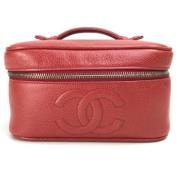 Chanel Vintage Pre-owned Laeder chanel-vskor Red, Dam