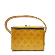 Chanel Vintage Pre-owned Laeder chanel-vskor Yellow, Dam