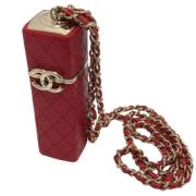 Chanel Vintage Pre-owned Laeder chanel-vskor Red, Dam