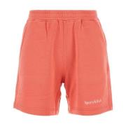 Sporty & Rich Stretch Bomull Laxrosa Shorts Pink, Dam