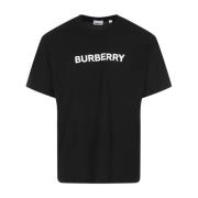 Burberry Svart T-shirt A1189 Black, Herr