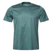 Eton Lyxig Filo di Scozia T-shirt Green, Herr