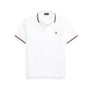 Ralph Lauren Vit Polo Skjorta med Pony Logo White, Herr