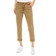 Pepe Jeans Beige Bomull Elastan Byxor Beige, Dam