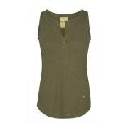 MOS MOSH Sleeveless Tops Green, Dam