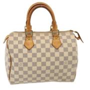 Louis Vuitton Vintage Pre-owned Canvas handvskor White, Dam