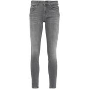 Dondup Monroe Skinny Jeans Gray, Dam