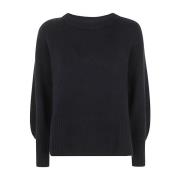 Kujten Svart Turtle Neck Tröja Black, Dam