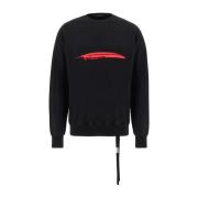 Ann Demeulemeester Stiligt Sweatshirt för Män och Kvinnor Black, Dam