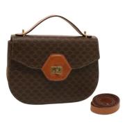 Celine Vintage Pre-owned Laeder handvskor Brown, Dam