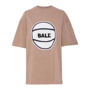 Ball Sportig Circle Tee Blus Träbrun Brown, Dam