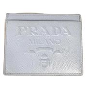 Prada Vintage Pre-owned Laeder plnbcker Gray, Dam