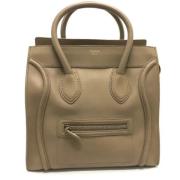 Celine Vintage Pre-owned Canvas celine-vskor Beige, Dam