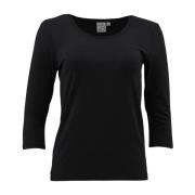 2-Biz Svart Unik Blus Black, Dam