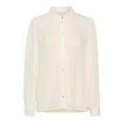 Saint Tropez Albasz Skjortblus 30512984 Ice White, Dam