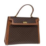 Celine Vintage Pre-owned Laeder handvskor Brown, Dam