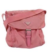 Prada Vintage Pre-owned Nylon prada-vskor Pink, Dam