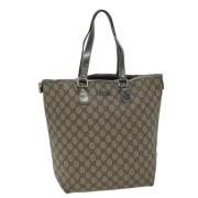 Gucci Vintage Pre-owned Laeder totevskor Beige, Dam